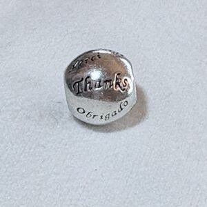 Authentic Pandora Many Thanks Ball Charm Retired Sterling Silver 925 791276